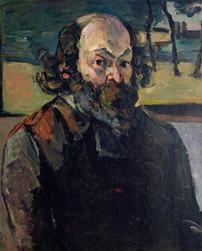 Zelfportret, ca. 1873-76 door Paul Cézanne